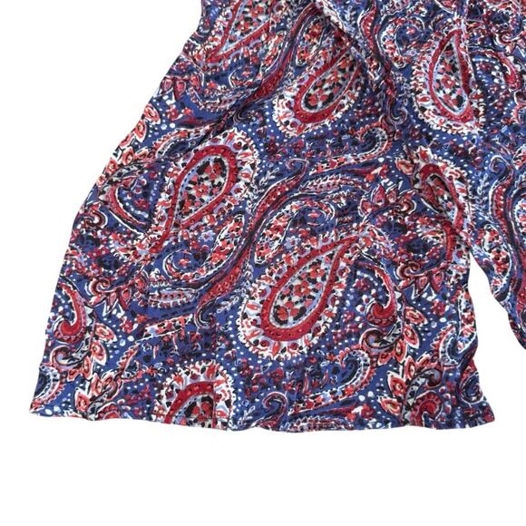 Zoe & Rose Band of Gypsies Girls Paisley Flowy Boho Flared Wide Leg Pants Size S - Picture 5 of 10